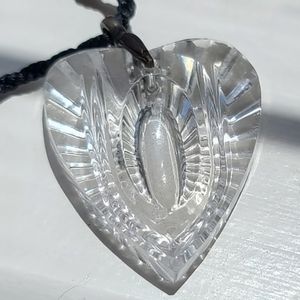 Waterford crystal heart pendant